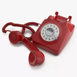 Old Rotary Phone 3d model