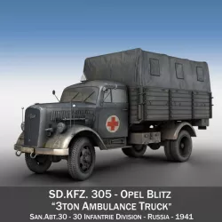 Opel Blitz - Ambulance - SanAbt30 3d model