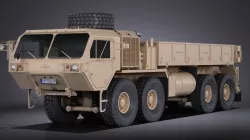 Oshkosh Hemitt A4 Cargo Truck 3d model