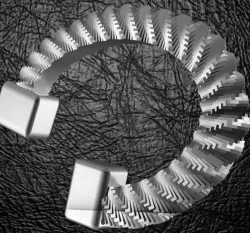 Oval pentagon bracelet 3d model