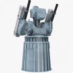 Pantsir-ME Naval Air Defence Rigged 3d model