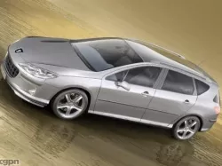 Peugeot 407 Estate 3d model