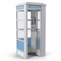 Phone Booth 3d model