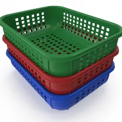 Plastic Basket 3d model