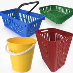 Plastic Collection 3d model