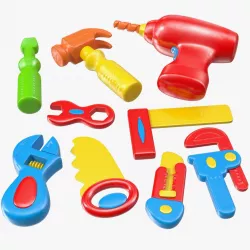 Plastic Toy Tools 3d model