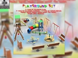Playground Set 3d model