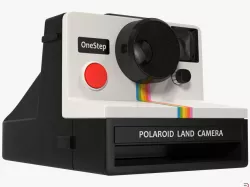 Polaroid Film Camera 3d model