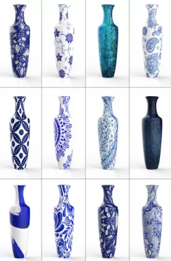 Porcelain Vase AR/ VR 3d model