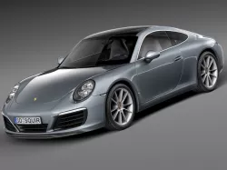 Porsche 911 Carrera Coupe 2016 3d model