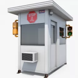 Portable Security Booth Cabin 3d model
