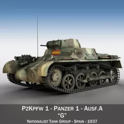 PzKpfw 1 - Panzer 1 - Ausf. A  - G 3d model