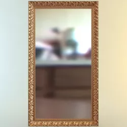 Rectangular Wall Mirror 3d model
