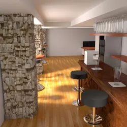 Restaurant Bar Cafe Pub 3d model