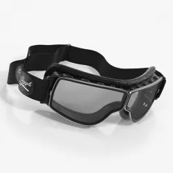 Retro Pilot Goggles Black 3d model