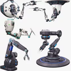 Robotic Arm Collection 3d model