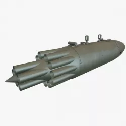 Rocket Launcher UB-16-57KV 3d model