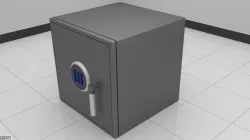 safe obj 3d model