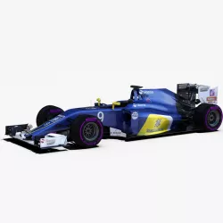Sauber C35 Car 3d model