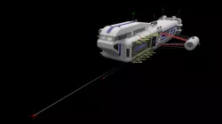 Scifi Passanger Freighter 3d model