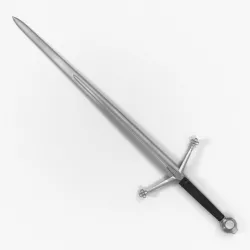 Scottish Claymore Sword 3d model