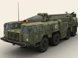 SCUD B Missile Launcher 3d model
