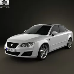 Seat Exeo Sedan 2009 3d model