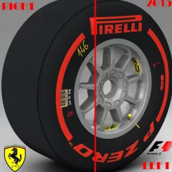 SF15T Supersoft front tyre 3d model