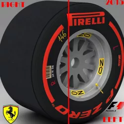 SF15T Supersoft Rear tyre 3d model
