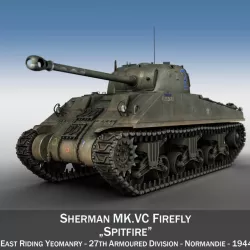 Sherman MK VC Firefly - Spitfire 3d model