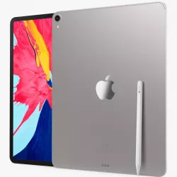 Silver iPad Pro 2019 3d model
