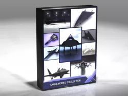 Skunk Works Collection (8 Aircraft) 3d model