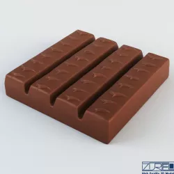 Snickers chocolate candy 3d model