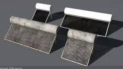 Solar Water Heater 3d model