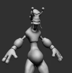Space Worm 3d model