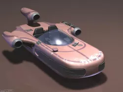 Star Wars LandSpeeder 3d model