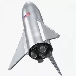 Starship 3d model