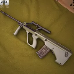 Steyr AUG A1 3d model