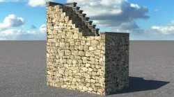 Stone Ladder 3d model