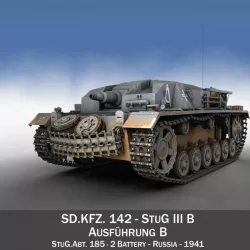 StuG III - Sturmgeschutz III - Ausf.B 3d model