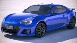 Subaru BRZ 2018 3d model