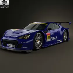 Subaru BRZ GT300 2013 3d model
