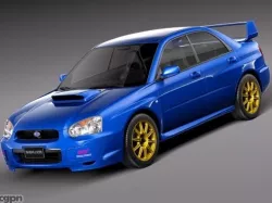 Subaru Impreza STi 2003-2005 3d model