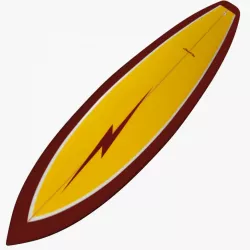 Surfboard 01 3d model