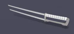 Sword of Shatterstar from movie Deadpool 2 3d model