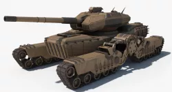 Tank Bend 3d model