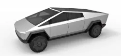 Tesla Cyberpunk truck 3d model
