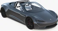 Tesla Roadster 2017 3d model