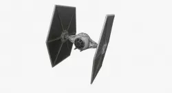 TIE-ln space superiority starfighter 3d model