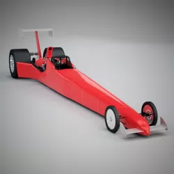 Top Fuel Dragster 2 3d model